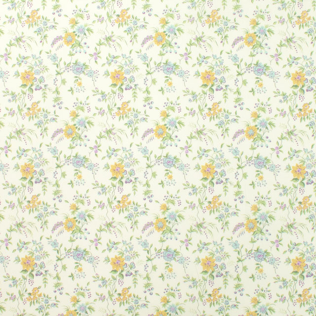生地 LIBERTY FABRICS リバティ・ファブリックス オーガニックタナローン 2024SS Floribunda フロリバンダ(157J902) B.イエロー 09Ac04j