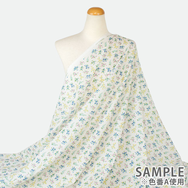 生地 LIBERTY FABRICS リバティ・ファブリックス オーガニックタナローン 2024SS Zara ザラ(157J906) A.マルチ 09Ac03j