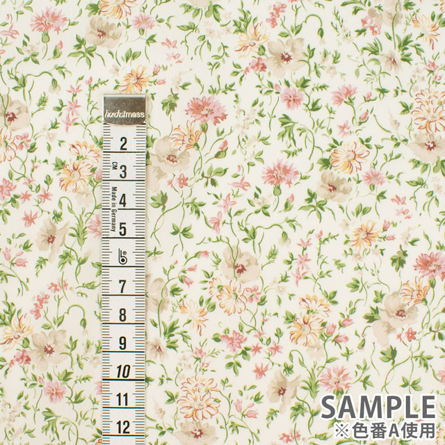 生地 LIBERTY FABRICS リバティ・ファブリックス オーガニックタナローン 2024SS Beatrice ベアトリス(157J912) A.アイボリー 09Ac04j