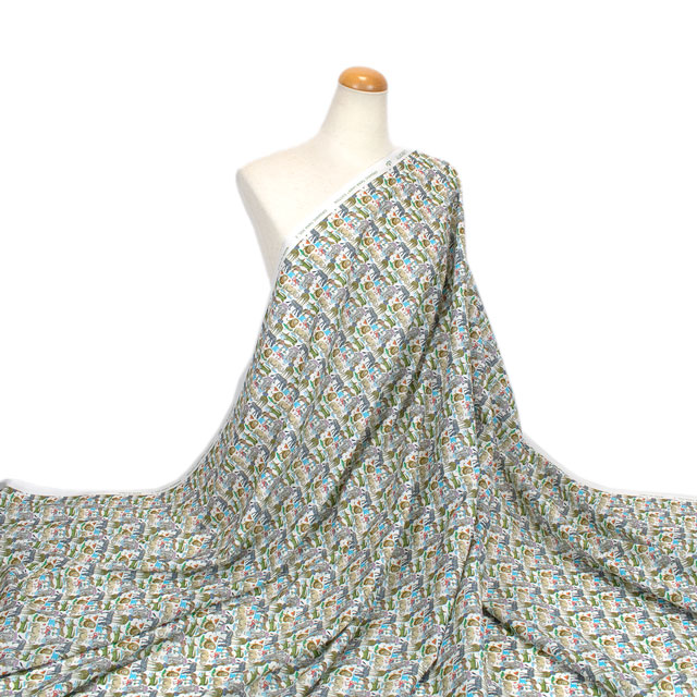 生地 LIBERTY FABRICS リバティ・ファブリックス オーガニックタナローン 2025SS Pool Party プール・パーティ(25-157J74911) 25AU.オフ 09Ac03j