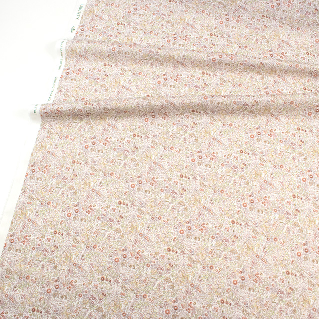 生地 LIBERTY FABRICS リバティ・ファブリックス オーガニックタナローン 2025AW Callaghan Garden カラハン・ガーデン(25-157J928) 25AU.オレンジ 09Ac03j