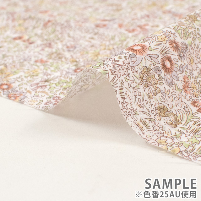 生地 LIBERTY FABRICS リバティ・ファブリックス オーガニックタナローン 2025AW Callaghan Garden カラハン・ガーデン(25-157J928) 25BU.ブルー 09Ac03j