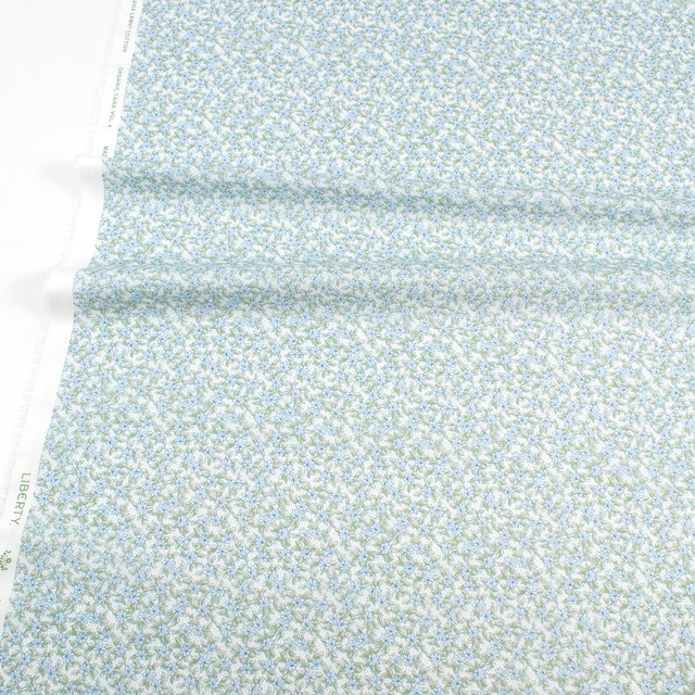生地 LIBERTY FABRICS リバティ・ファブリックス オーガニックタナローン 2025AW Kay's Meadow ケイズ・メドウ(25-157J934) 25CU.ブルー 09Ac03j