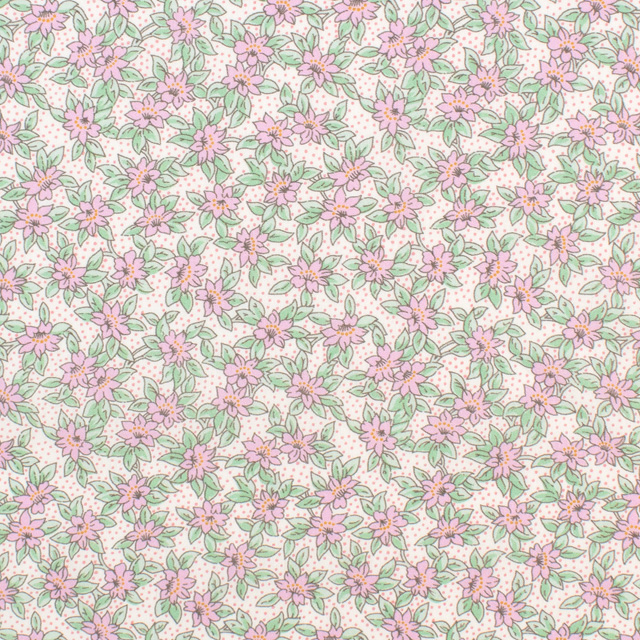 生地 LIBERTY FABRICS リバティ・ファブリックス オーガニックタナローン 2025AW Kay's Meadow ケイズ・メドウ(25-157J934) 25DU.ピンク 09Ac03j