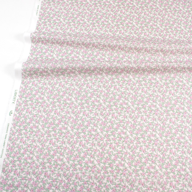 生地 LIBERTY FABRICS リバティ・ファブリックス オーガニックタナローン 2025AW Kay's Meadow ケイズ・メドウ(25-157J934) 25DU.ピンク 09Ac03j