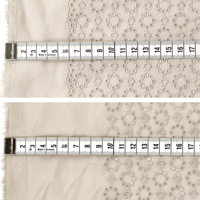 生地 綿レース 小花サークル(M0441040) 2.オフ 99Zz99_