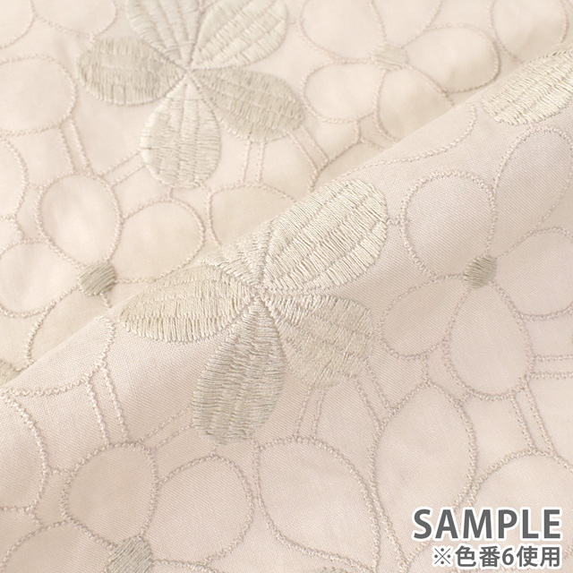 生地 綿レース 大花(M913081) 1.白 99Zz99_