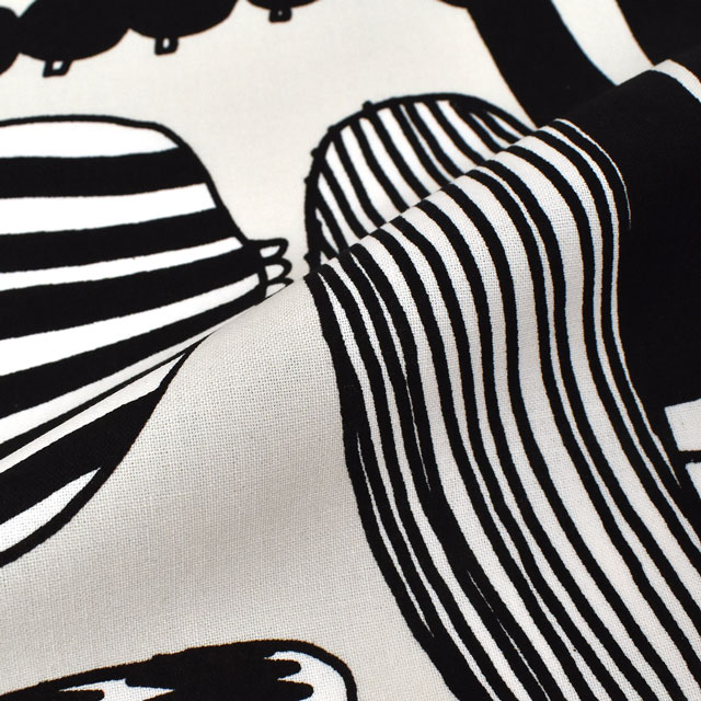 生地 marimekko-マリメッコ- プータルフリンパルハート (063310) 960.ライトグレー 09Ac04_