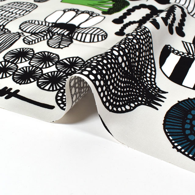 生地 marimekko-マリメッコ- プータルフリンパルハート (063310) 960.ライトグレー 09Ac04_