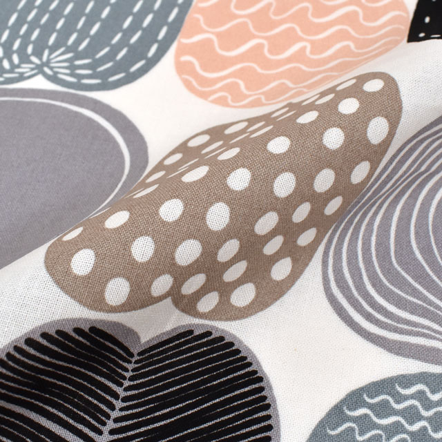 生地 marimekko-マリメッコ- コンポッティ (065779) 180.ホワイト×ベージュ×グレー 09Ac04_