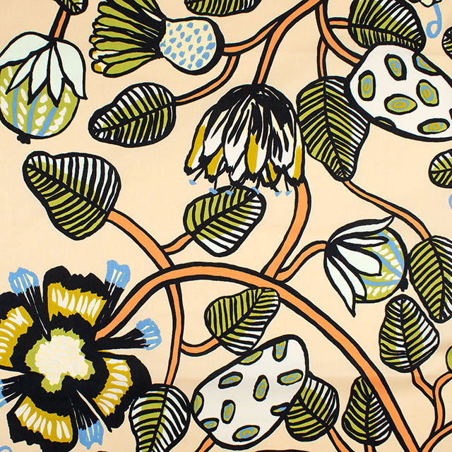 生地 marimekko-マリメッコ- ティアラ(074812) 820.ベージュ 09Ac04_