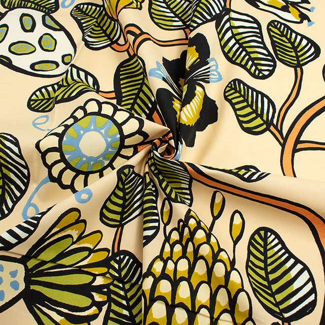 生地 marimekko-マリメッコ- ティアラ(074812) 820.ベージュ 09Ac04_