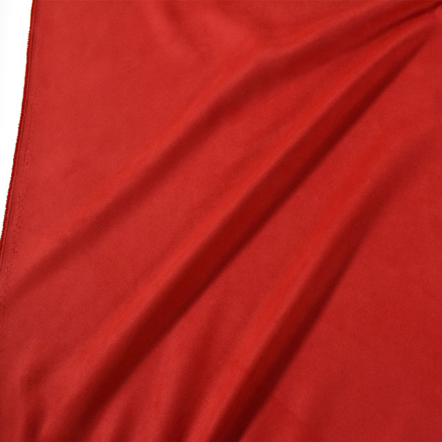 合皮生地 マイクロファイバースエード(MC-1000) 210.赤 10Bn99_