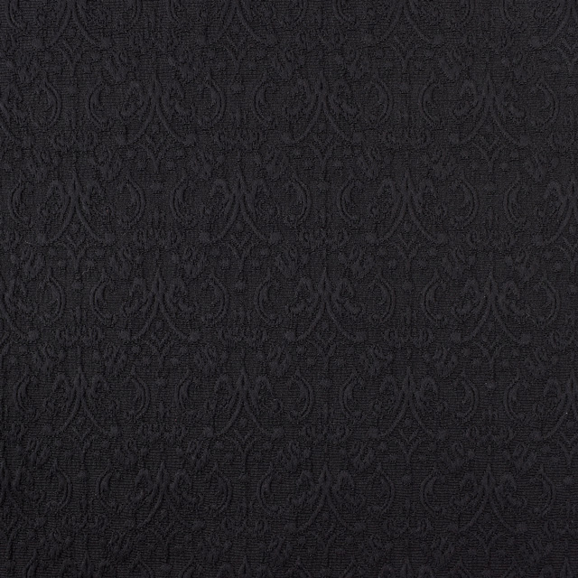 生地 バタフライジャガード(ME7619) 20.ブラック 10Aa05_