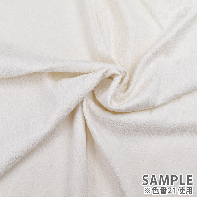 生地 ストレッチアビージャガード(ME7920) 12.ブラック×ホワイト 10Aa05_