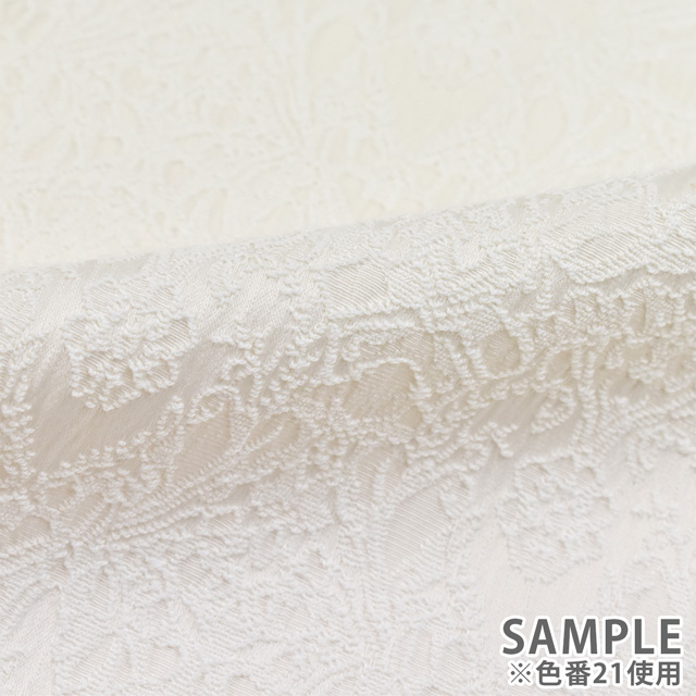 生地 ストレッチアビージャガード(ME7920) 12.ブラック×ホワイト 10Aa05_