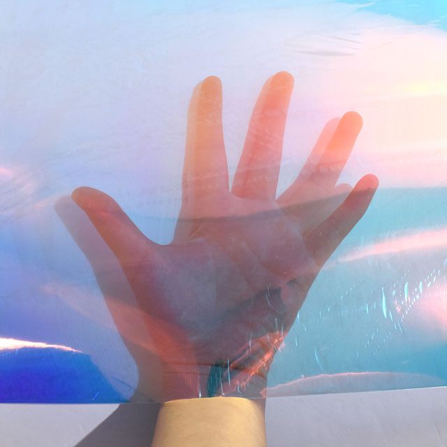 生地 オーロラビニール(MF23-1-10R) オーロラ 09Bp34_