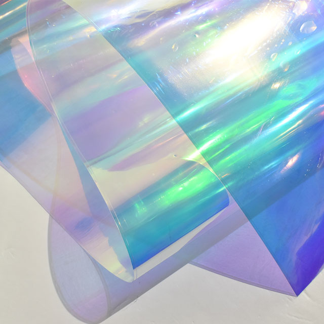 生地 オーロラビニール(MF23-1-10R) オーロラ 09Bp34_