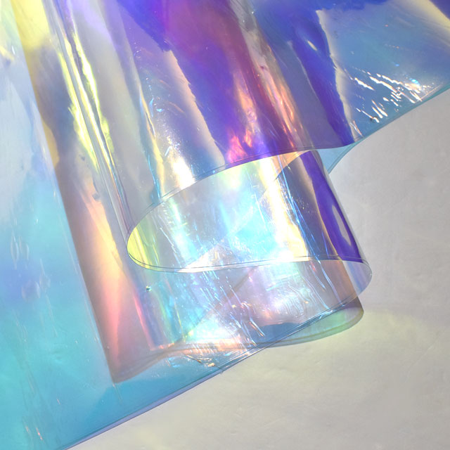 生地 オーロラビニール(MF23-1-10R) オーロラ 09Bp34_