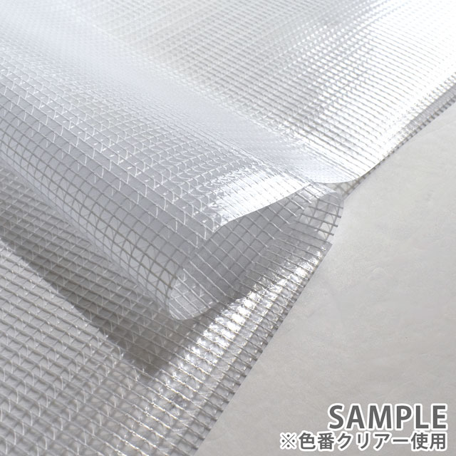 生地 ネットビニール 小(MF34-10-10R) クリアー 99Zz99_