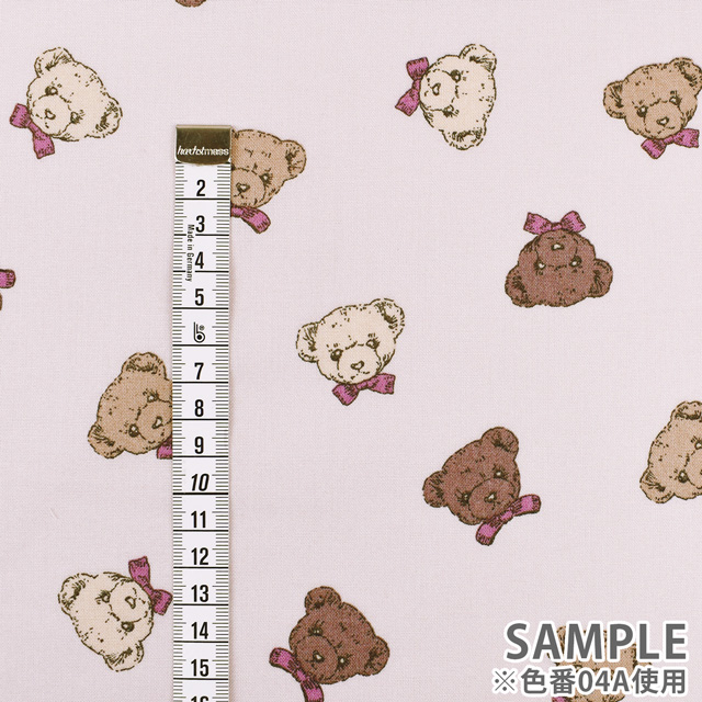 生地 milk latte-ミルクラテ- ふわくま/シーチング(MLJS) 4A.アイボリー 09Ae99_