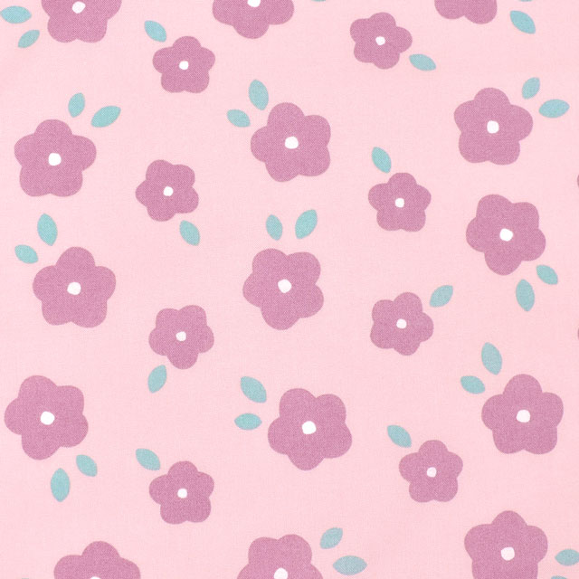 生地 milk latte-ミルクラテ- フラワー/シーチング（MLJS） 9B.ピンク 99Zz99_