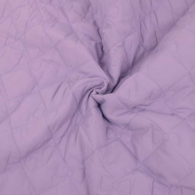 生地 milk latte-ミルクラテ- リバーシブルデザインキルト リボンダイヤ/キルティング 幅130cm×長さ50cm 1枚入り(MLDQ-04) パープル×グレー 09Ad07_