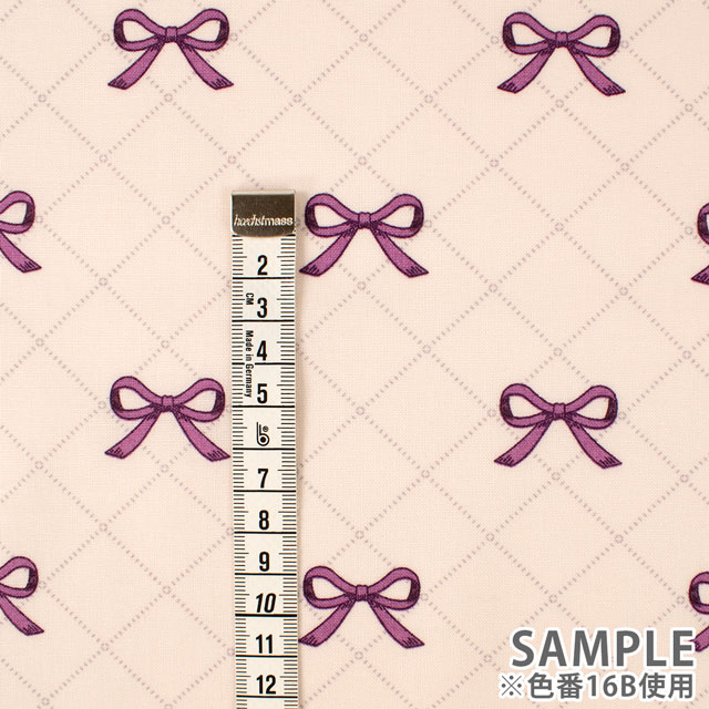 生地 milk latte-ミルクラテ- リボン/シーチング(MLJS) 16A.ピンク 09Ae99_