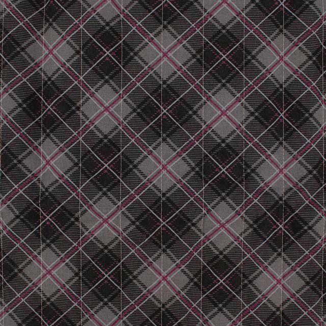 生地 milk latte-ミルクラテ- チェック/キルティング 幅105cm×長さ50cm 1枚入り(CQMLJS) 17B.グレー 09Ad07_