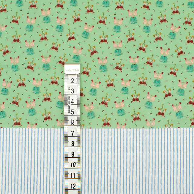 カットクロス ミニチュア生地 くらはしれい さくらんぼ/ローン(MNLK-01) 06Ab99_