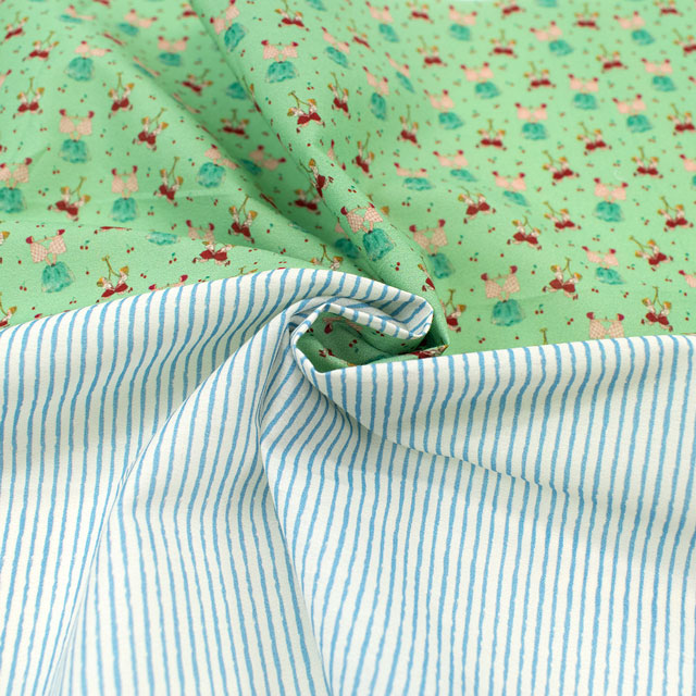 カットクロス ミニチュア生地 くらはしれい さくらんぼ/ローン(MNLK-01) 06Ab99_