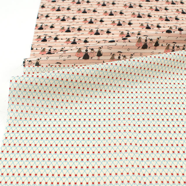 カットクロス ミニチュア生地 くらはしれい 音色/ローン(MNLK-02) 06Ab99_