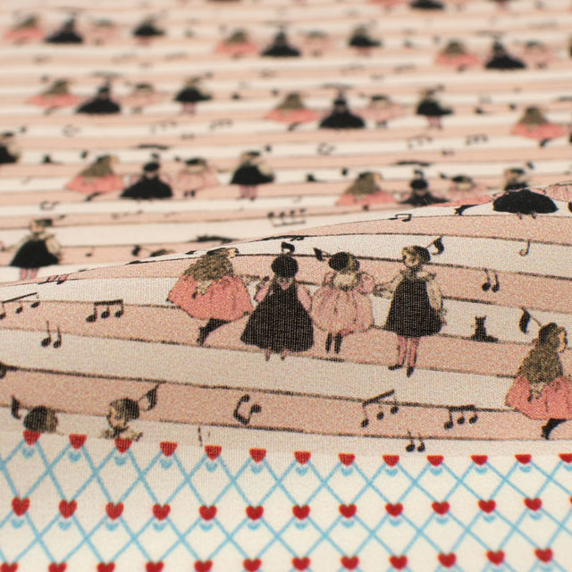 カットクロス ミニチュア生地 くらはしれい 音色/ローン(MNLK-02) 06Ab99_