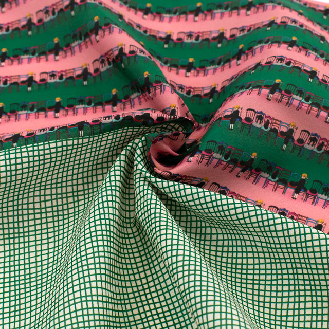 カットクロス ミニチュア生地 くらはしれい 椅子取りゲーム/ローン(MNLK-07) 06Ab99_