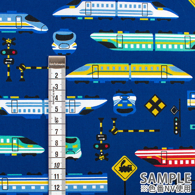 生地 お気に入りシリーズ カラフルシンカンセン/オックス(MOWF-164) KN.生成 09Ae99_