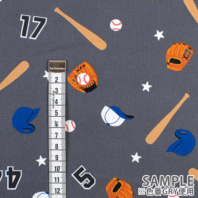 生地 お気に入りシリーズ ベースボールスター/オックス(MOWF-165) GRY.グレー 09Ae99_