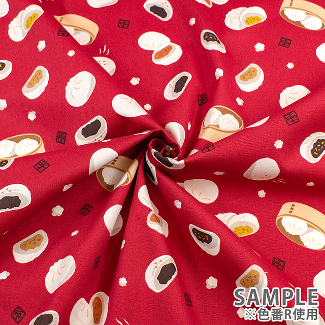 生地 お気に入りシリーズ ほかほか中華まん/オックス(MOWF-168) R.レッド 09Ae99_