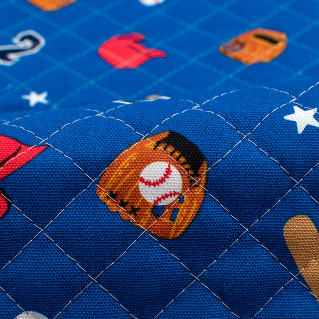 生地 お気に入りシリーズ ベースボールスター/キルティング(MOWF-165Q) BL.ブルー 09Ae99_