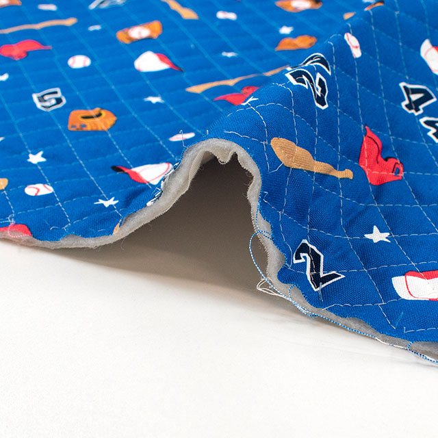 生地 お気に入りシリーズ ベースボールスター/キルティング(MOWF-165Q) BL.ブルー 09Ae99_