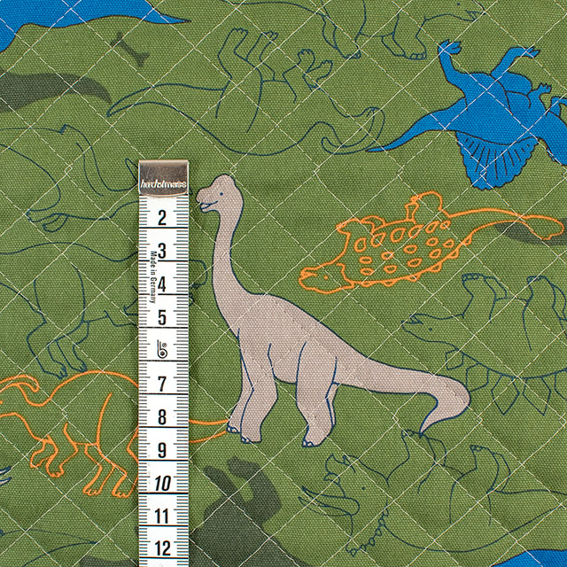 生地 お気に入りシリーズ シルエットダイナソー/キルティング(MOWF-166Q) G.グリーン 09Ae99_