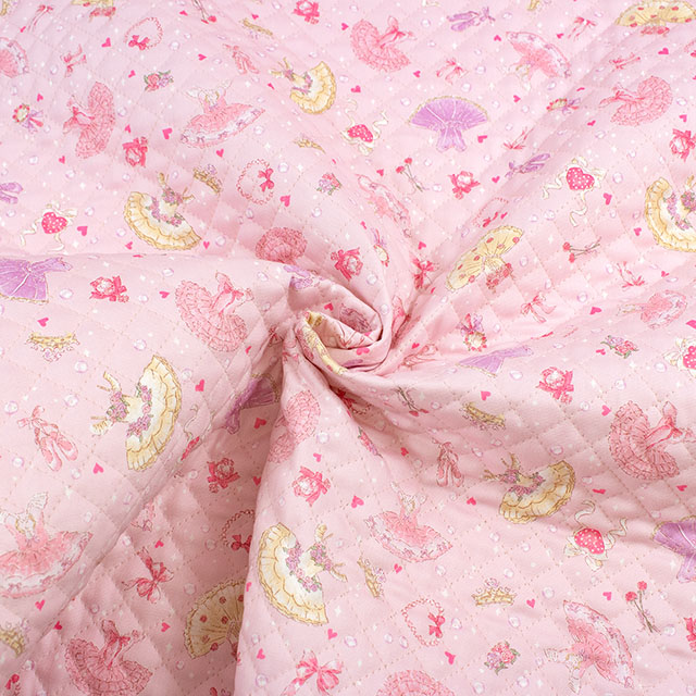 生地 お気に入りシリーズ バレエハート/キルティング(MOWF-173Q) P.ピンク 09Ae99_