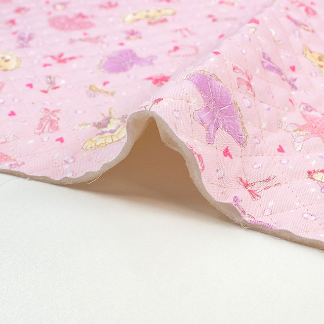 生地 お気に入りシリーズ バレエハート/キルティング(MOWF-173Q) P.ピンク 09Ae99_