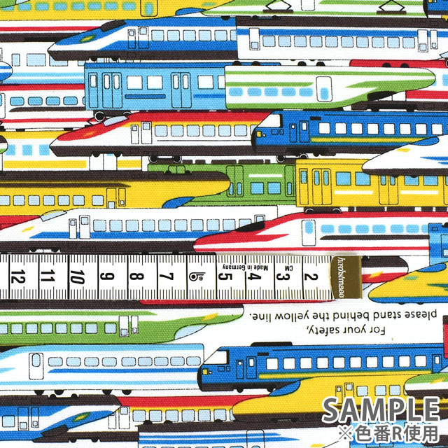 生地 お気に入りシリーズ トレイン大集合/オックス(MOWF-151) R.マルチ 09Ae99_