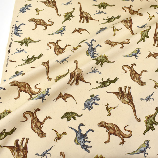 生地 お気に入りシリーズ ダイナソーパーク/オックス(MOWF-152) OW.キナリ 09Zz99_