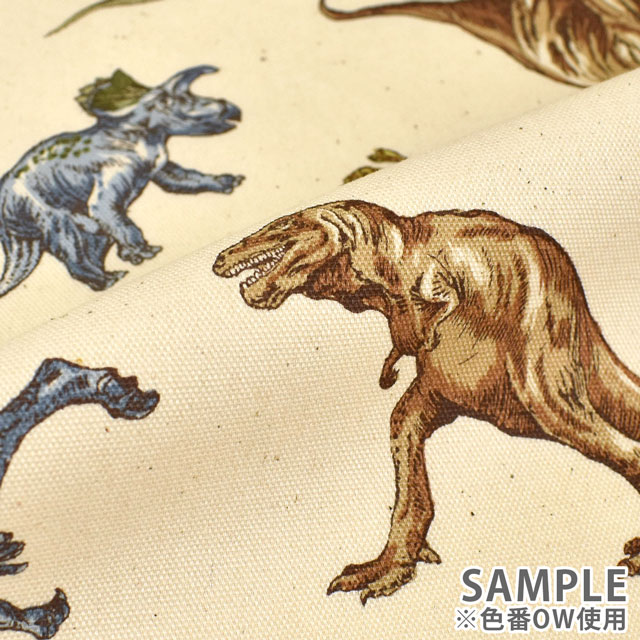 生地 お気に入りシリーズ ダイナソーパーク/オックス(MOWF-152) OW.キナリ 09Zz99_