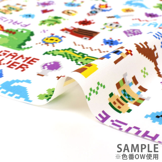 生地 お気に入りシリーズ ピクセルドット/オックス(MOWF-154) OW.オフ 09Ae99_