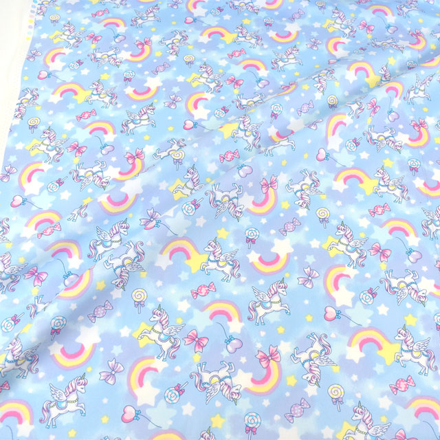 生地 お気に入りシリーズ レインボードリーム/オックス(MOWF-155) BL.ブルー 09Ae99_