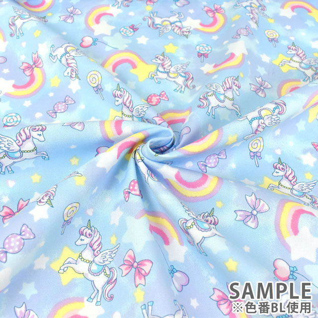 生地 お気に入りシリーズ レインボードリーム/オックス(MOWF-155) BL.ブルー 09Ae99_