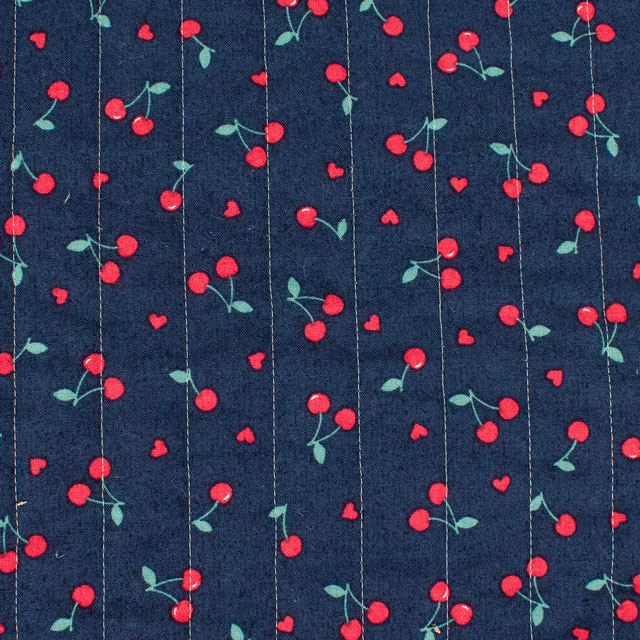 生地 お気に入りシリーズ チェリーハート/キルティング（MOWF-157Q） NV.ネイビー 99Zz99_