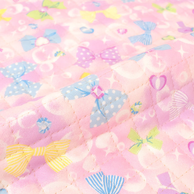 生地 お気に入りシリーズ バブルリボン/キルティング(MOWF-156Q) P.ピンク 09Bi20_